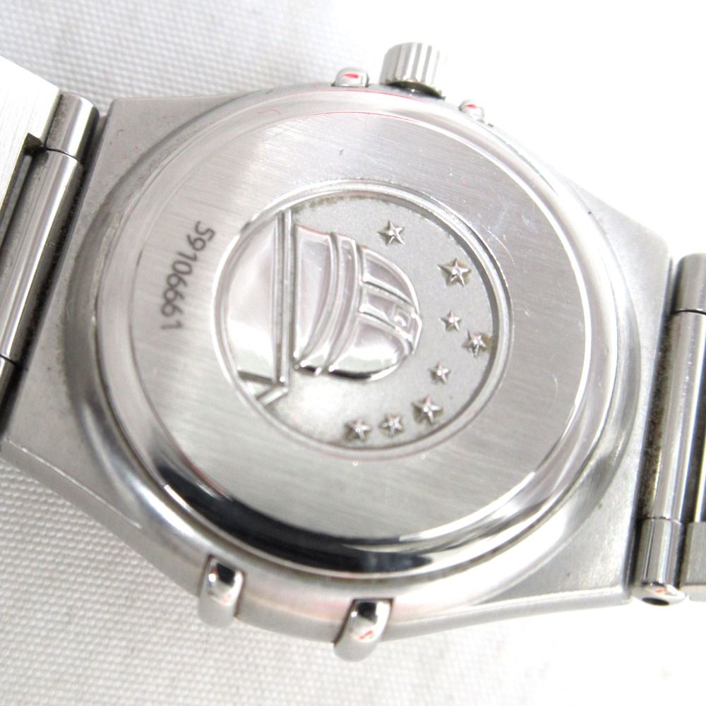 オメガ 腕時計 クォーツ ローマンベゼル コンステレーション 1562.83.00 シェル ホワイト ピンク系 KR221231
