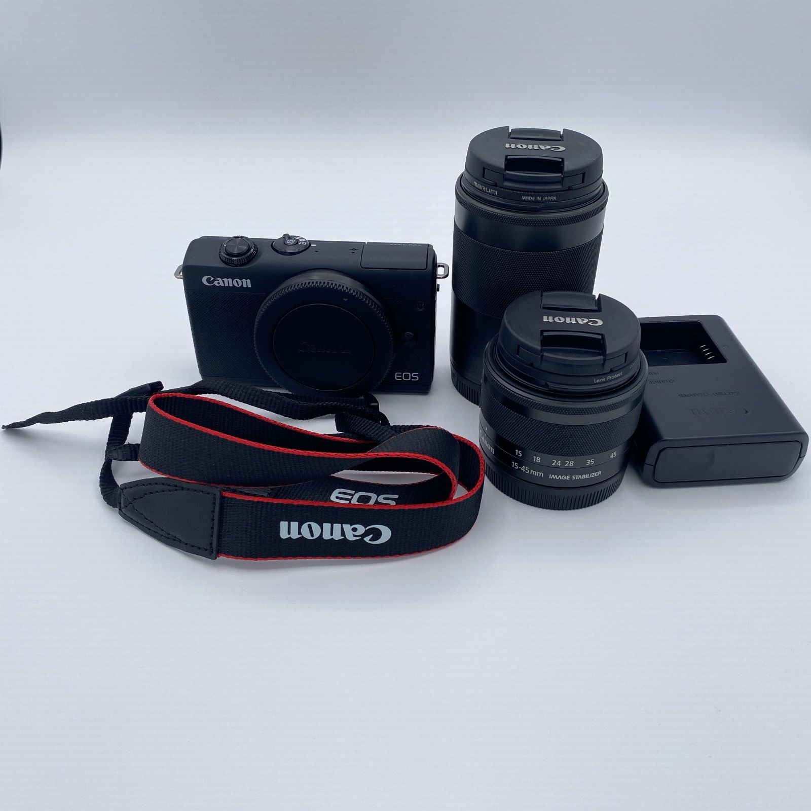 CANON EOS M200 ダブルズームキット完品 ミラーレス一眼レフ - メルカリ