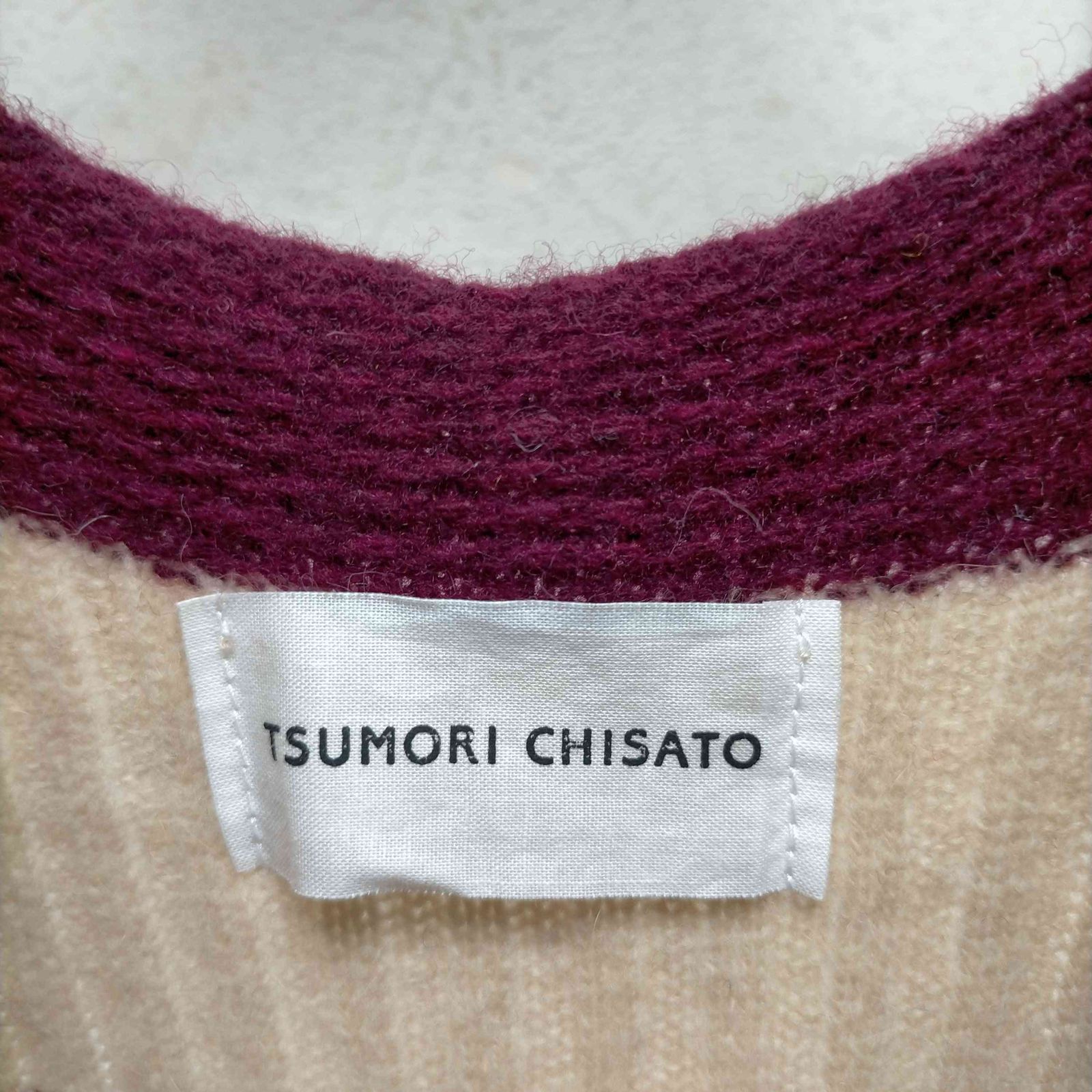 ツモリチサト TSUMORI CHISATO あひるの森 ネイティブ柄ニット