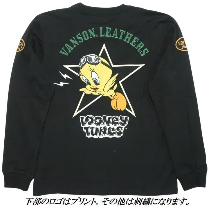 VANSON Tシャツ ロンT バンソン ルーニー・テューンズ/ルーニー 