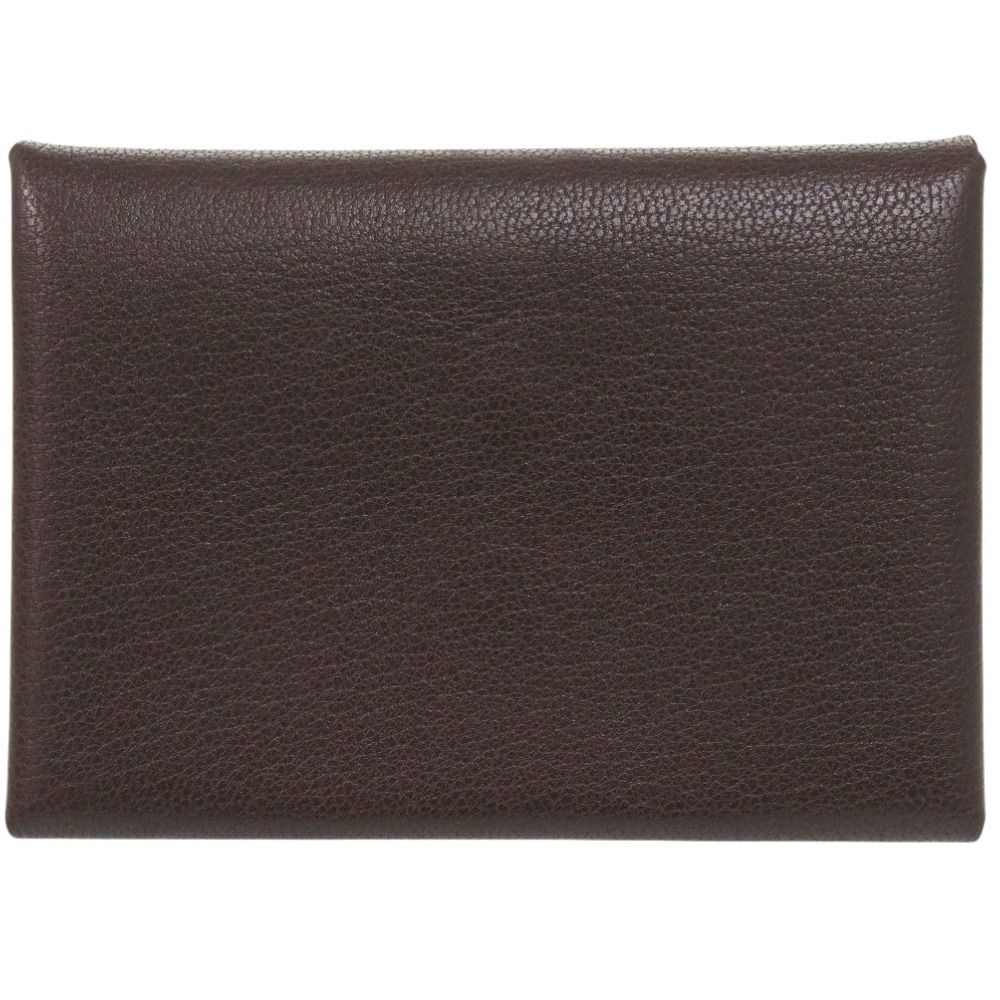 エルメス カルヴィデュオ シェーブルシャムキラ ルージュセリエ シルバー金具 W刻印 20 コインケース 財布 1629 HERMES