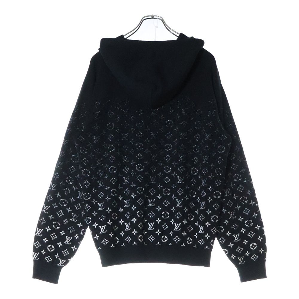 ルイヴィトンlouis vuitton ニットパーカー レザー LOUIS VUITTON (ルイヴィトン) 23AW モノグラム グラディエント