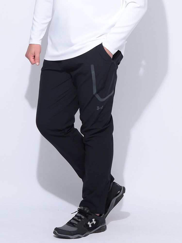 UNDER ARMOUR アンダーアーマー LOOSE UA STORM ブラッシュドウーブン リフレクト トラックパンツ