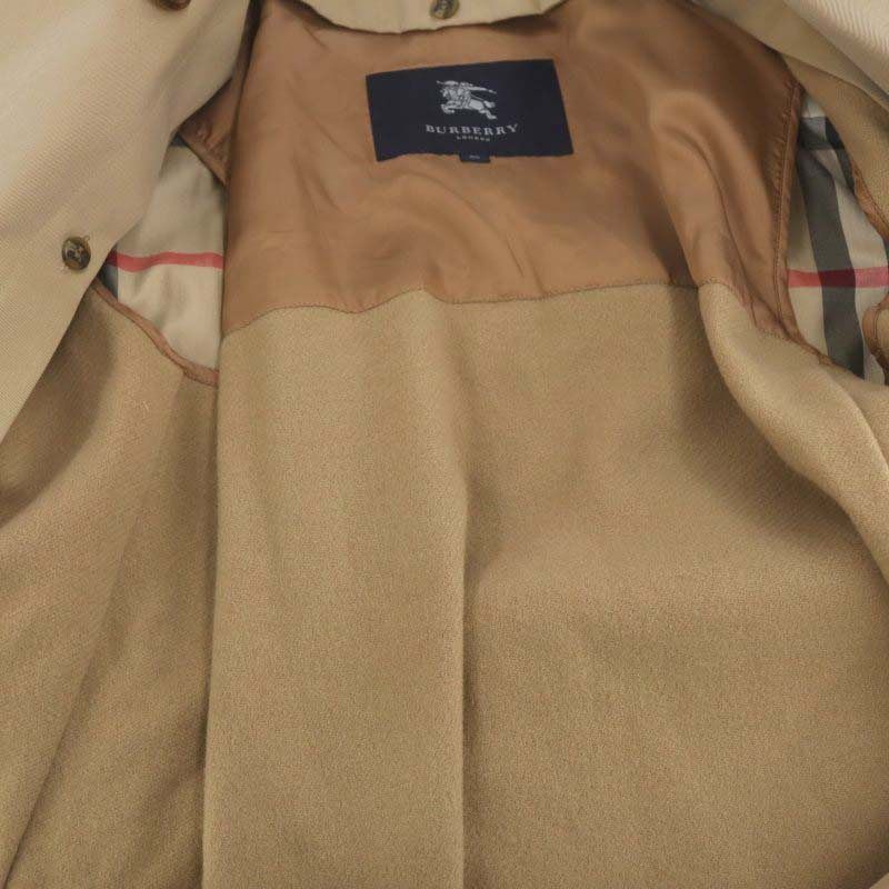バーバリーロンドン　ウールライナー付トレンチコート　ロング丈　ノバチェック　38 バーバリー ロンドン BURBERRY LONDON ウールライナー付裏地ノバ