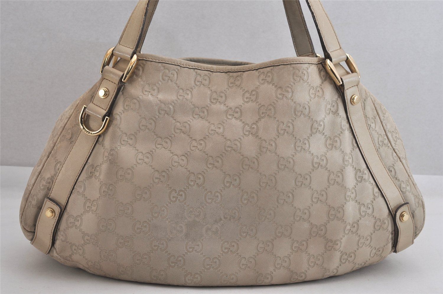 GUCCI グッチ グッチシマ アビー ショルダートートバッグ GGレザー