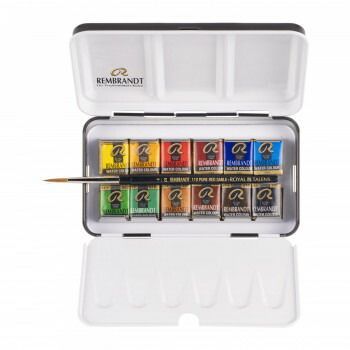 レンブラント固形水彩絵具 12色セット T0583-8612 441645