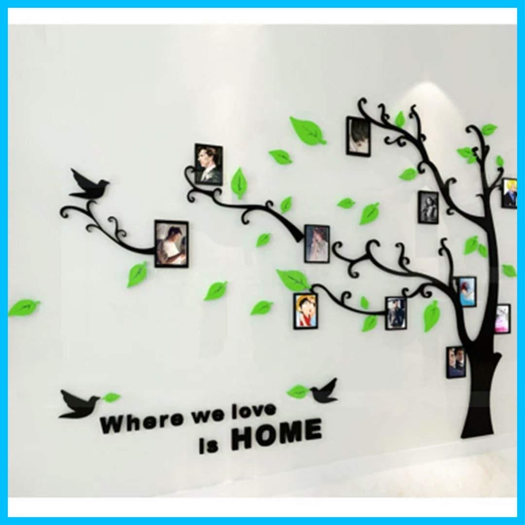 在庫 ツリー 壁シール DIY 壁ウォールステッカーアクリル ウォールステッカー おしゃれ フォトフレーム ウォールステッカー 壁 シール リビングルーム ベッドルーム 3D立体 部屋飾り 居間 寝室 ウォールデコレーション