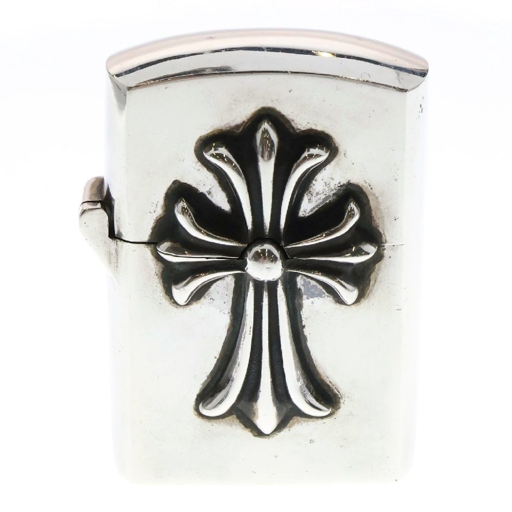 CHROME HEARTS クロムハーツ ZIPPO LIGHTERZ-V1 V1スモール CHクロス ジッポライター シルバー
