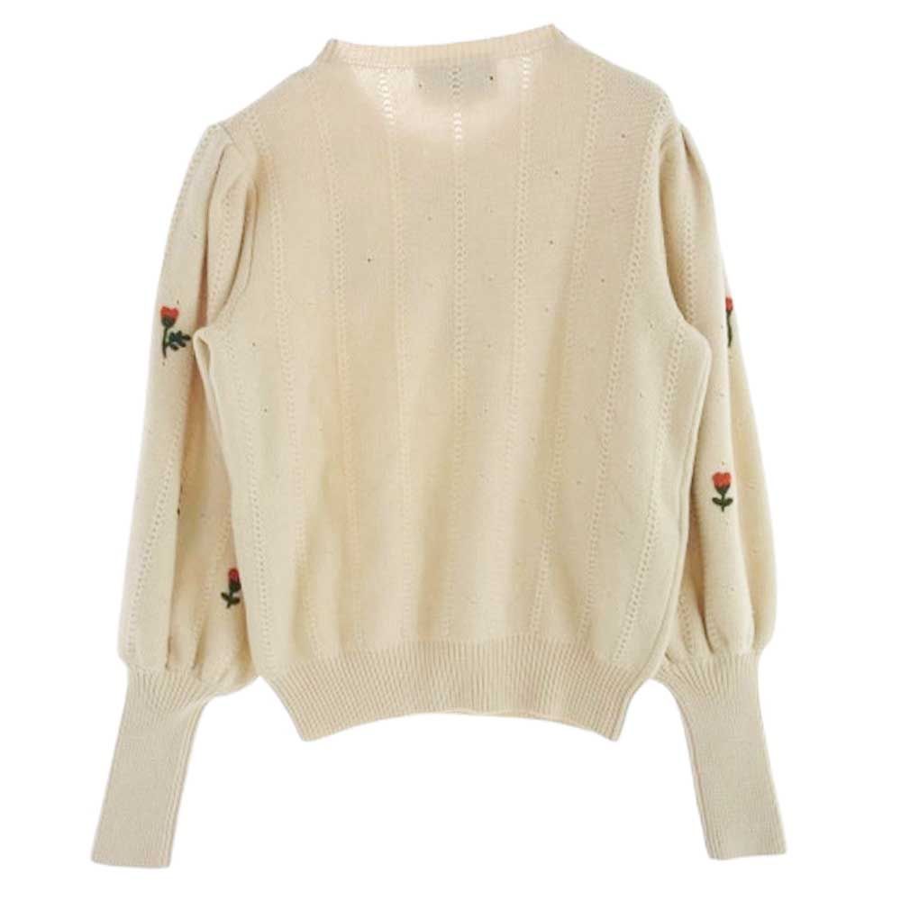 GUCCI グッチ 653328 ウール フローラル ニット セーター トップ  