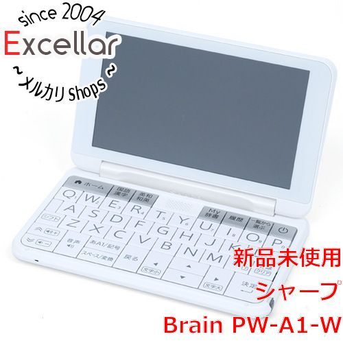 bn:5] SHARP製 カラー電子辞書 Brain 生活教養モデル PW-A1-W ホワイト ...