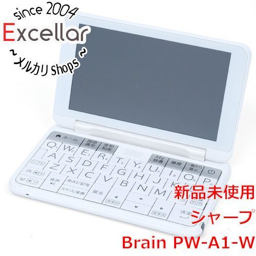 bn:5] SHARP製 カラー電子辞書 Brain 生活教養モデル PW-A1-W ホワイト