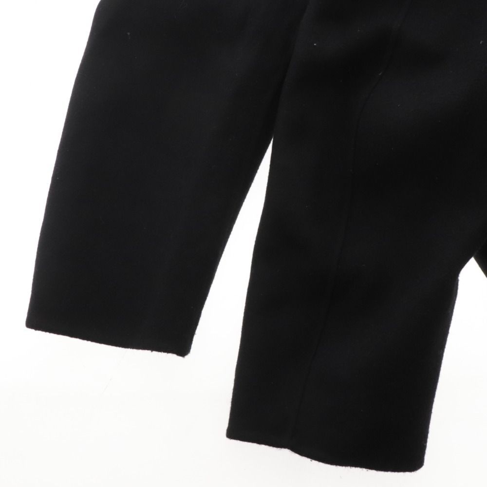 ユニクロ ジルサンダー ウールブレンドチェスターコート 黒 XXL