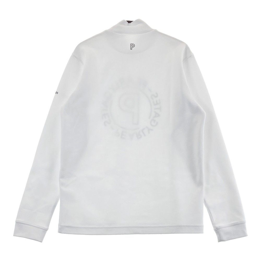 サイズ 5 PEARLY GATES パーリーゲイツ 053-3266001 長袖ハイネックTシャツ ホワイト系 240101437537 ゴルフウェア メンズ ストスト
