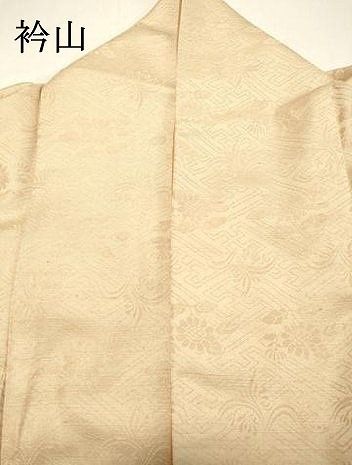 平和屋着物●上質な紬　工房布礼愛　草木染めの茜　草花地紋　肌色　証紙付き　正絹　逸品　DAAS2029tw 平和屋着物○上質な紬 工房布礼愛 草木染めの茜 草花地紋 肌色 証紙