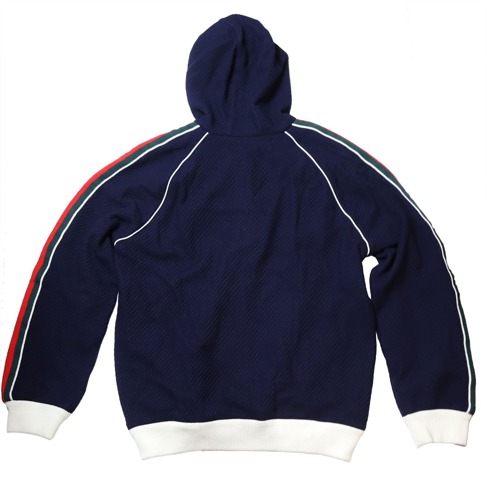 良品】グッチ ウェブストライプ ウールジャージー ジャケット インター