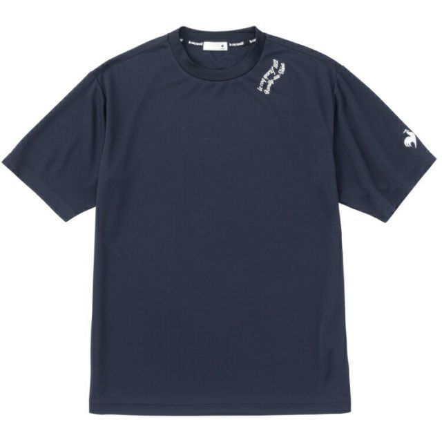 le coq sportif ルコック SUNSCREEN半袖Tシャツ ネイビー XO QMMVJA04 NV | スポーツ スポーツ用品 メンズ 男性 トップス シャツ Tシャツ 半袖シャツ 半袖 半袖Tシャツ 吸汗速乾 UPF50+ 遮熱 クーリング効果 