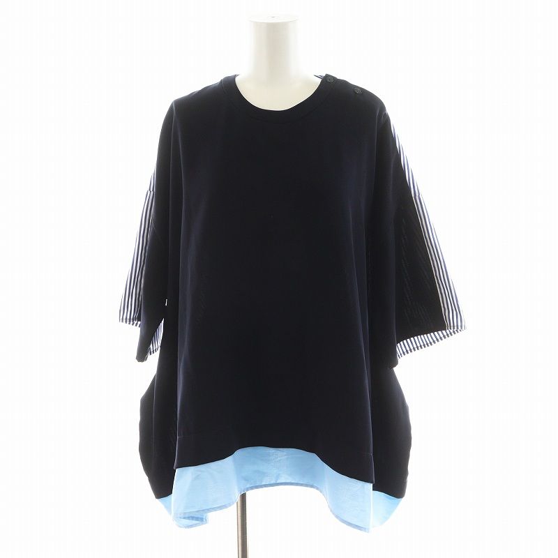 エンフォルド ENFOLD 24AW リンクルプルオーバー WRINKLE PULLOVER トレーナー 長袖 プルオーバー 38 黒 エンフォルド ENFOLD 24AW リンクルプルオーバー WRINKLE