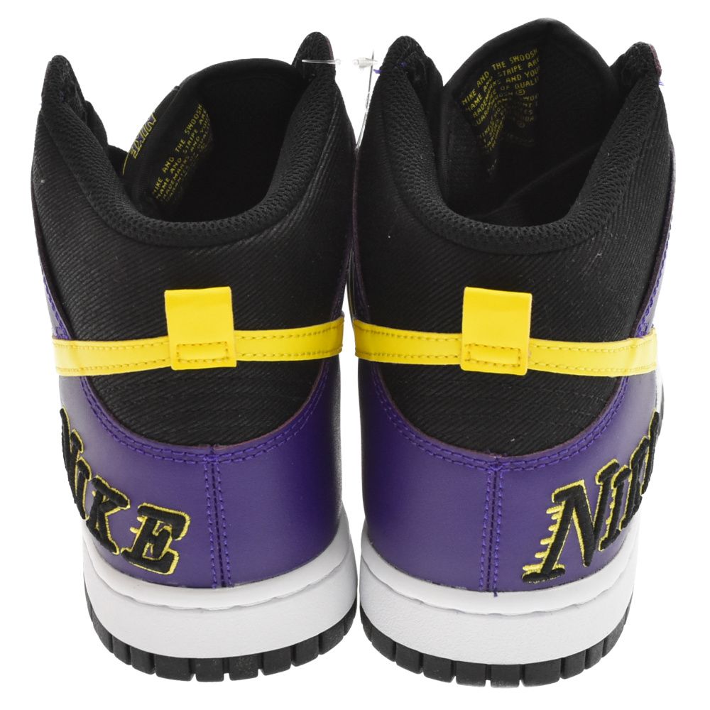 NIKE ナイキ DUNK HIGH PRM EMB COURT PURPLE LAKERS DH0642-001