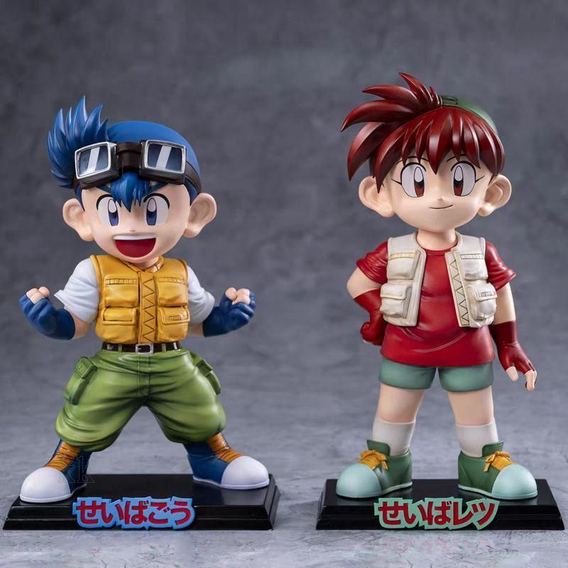 爆走兄弟レッツ&ゴー フィギュア PVC製品 ガレージキット 2体セット