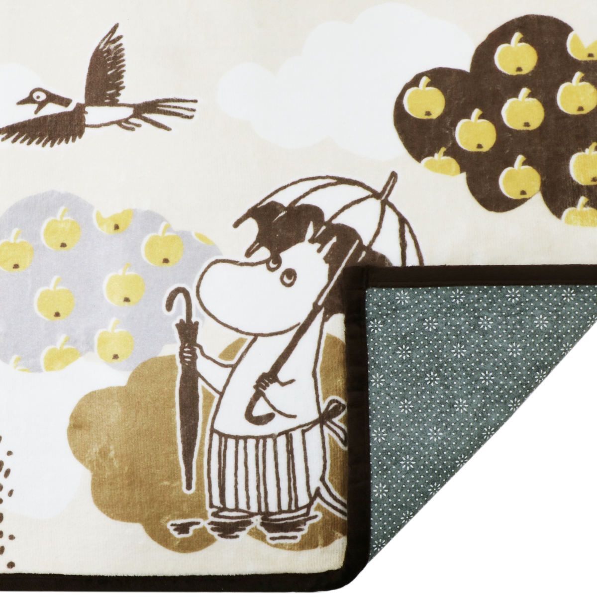 キッチンマット ムーミン アウリンコ インテリアマット 45×240cm （ 45cm 240cm 滑り止め 床暖房対応 ホットカーペット対応 洗える おしゃれ キッチン マット 台所マット キッチン用マット キッ