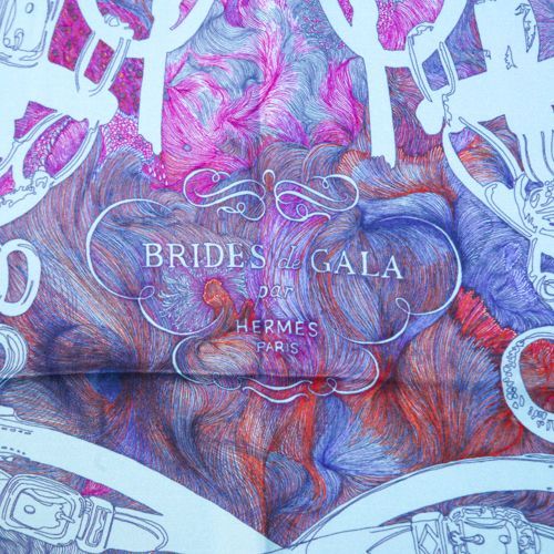 エルメス HERMES スカーフ カレ90 シルク BRIDES de GALA en