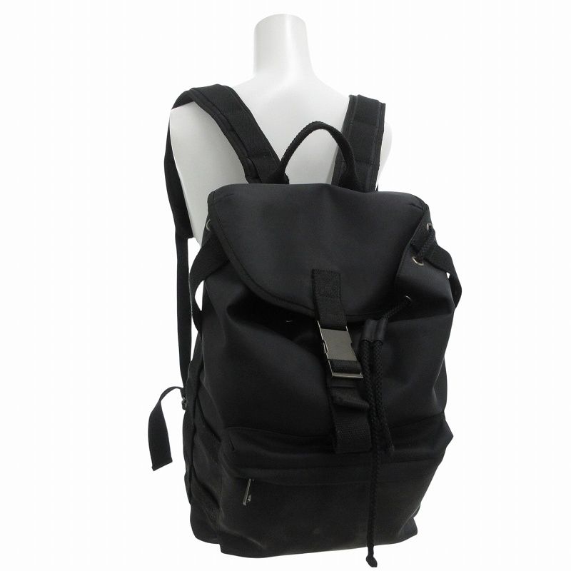 A.P.C. 黒 ナイロン リュック　美品 リュックサック デイバッグ ナイロン 黒 ブラック（2024/11/06