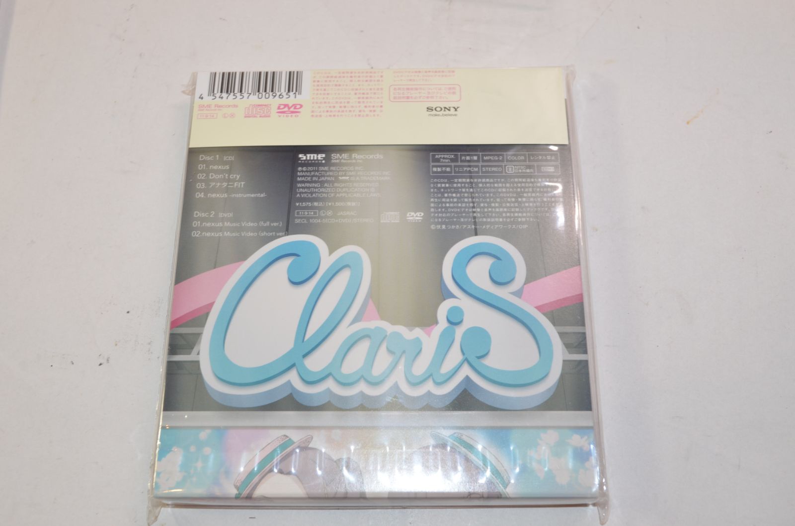 ☆2枚セット 新品未開封☆クラリス claris☆irony nexus☆期間生産限定