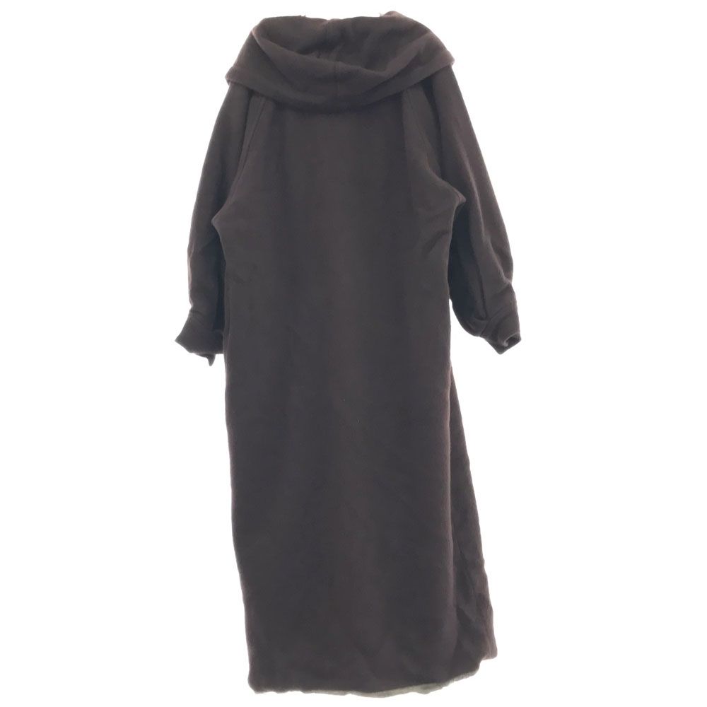 フィルザビル 日本製 ウールブレンド フード付き ロングコート 1  