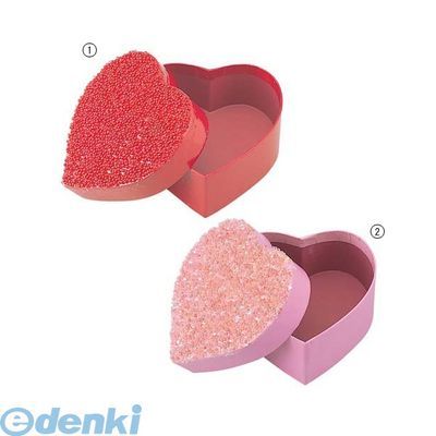 【新品・7営業日以内発送】【造花・装飾】【数量限定につき、売切の際はご了承ください】 DIHE99861 【10個入】13cmビーズハートボックス レッド DIHE9986【沖縄離島販売】