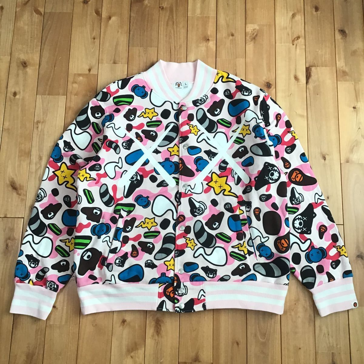 ☆激レア☆ KAWS MILO Animal kingdom スウェット スタジャン Lサイズ 