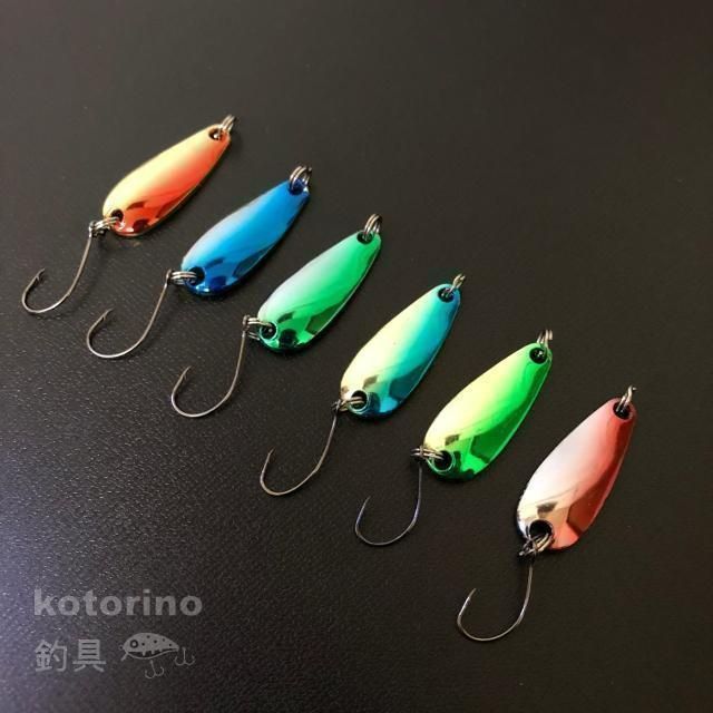 【引退セット】スプーン　トラウト　セット　渓流　釣り 楽天市場】【送料無料】 トラウトルアー スプーン 渓流 ルアー