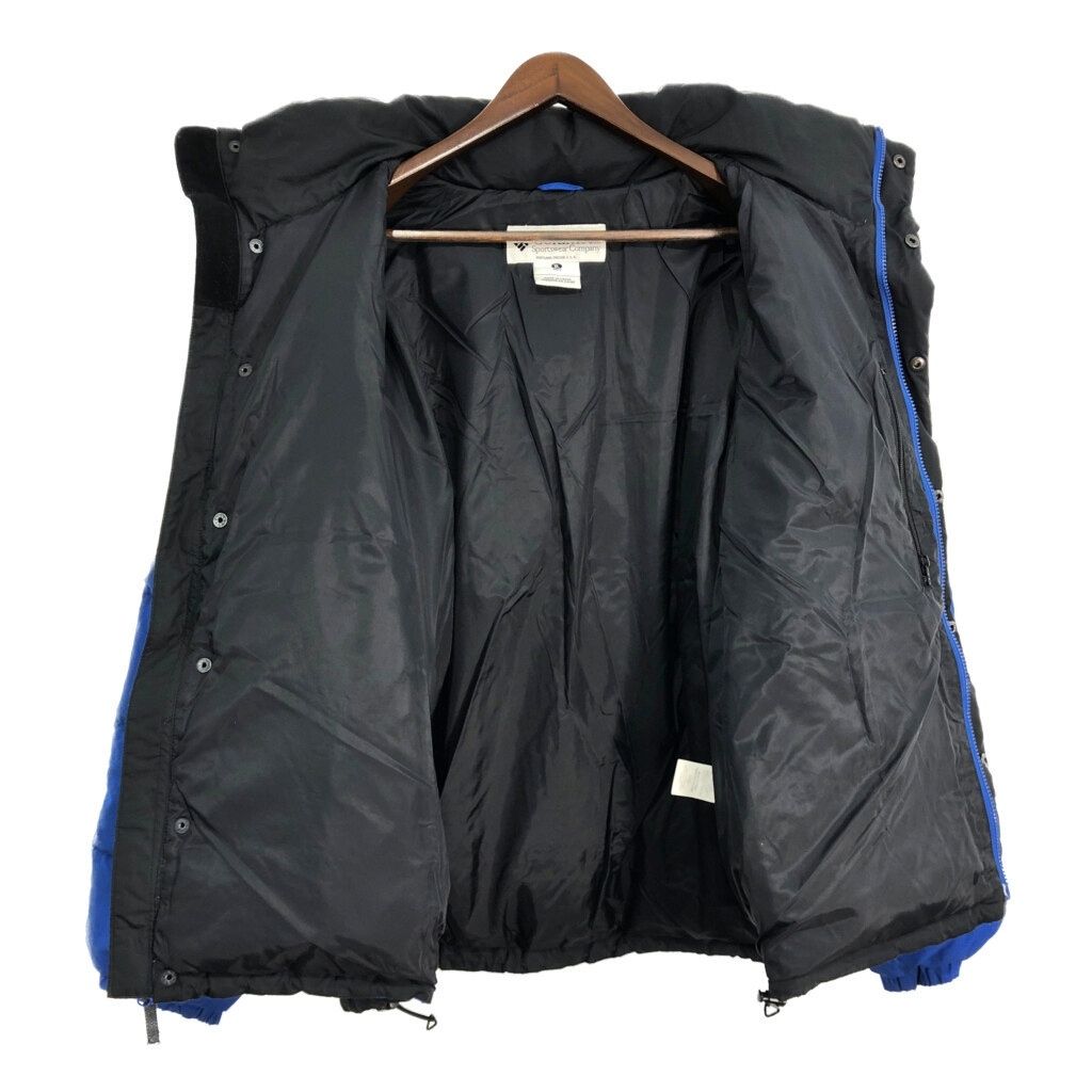 90年代 Columbia コロンビア ダウンジャケット アウトドア ブルー  