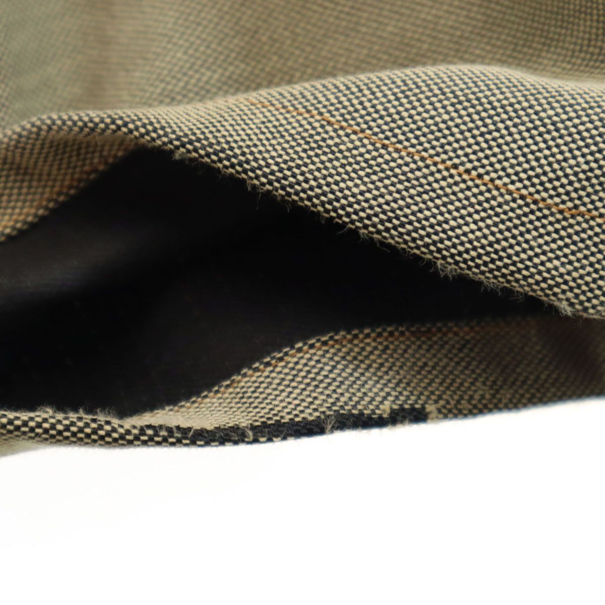 FENDI Jeans フェンディ ジーンズ イタリア製 スリムパンツ W26 オリーブ系 レディース 古着 DECORATOM_COM_BR