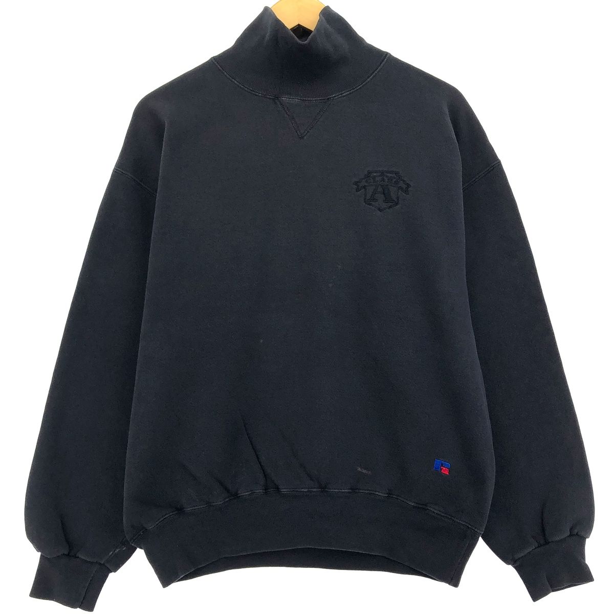 古着 90年代 ラッセル Russell ハイネック スウェットシャツ 