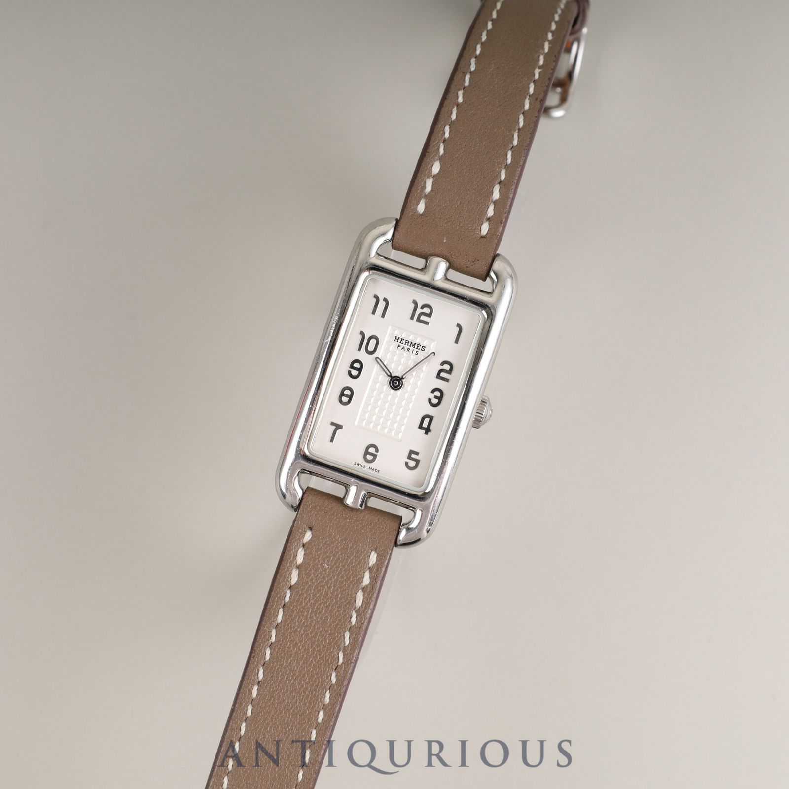 エルメス ナンタケットNA2.210 クォーツ Cal.280.002 SS 純正革ベルト 
