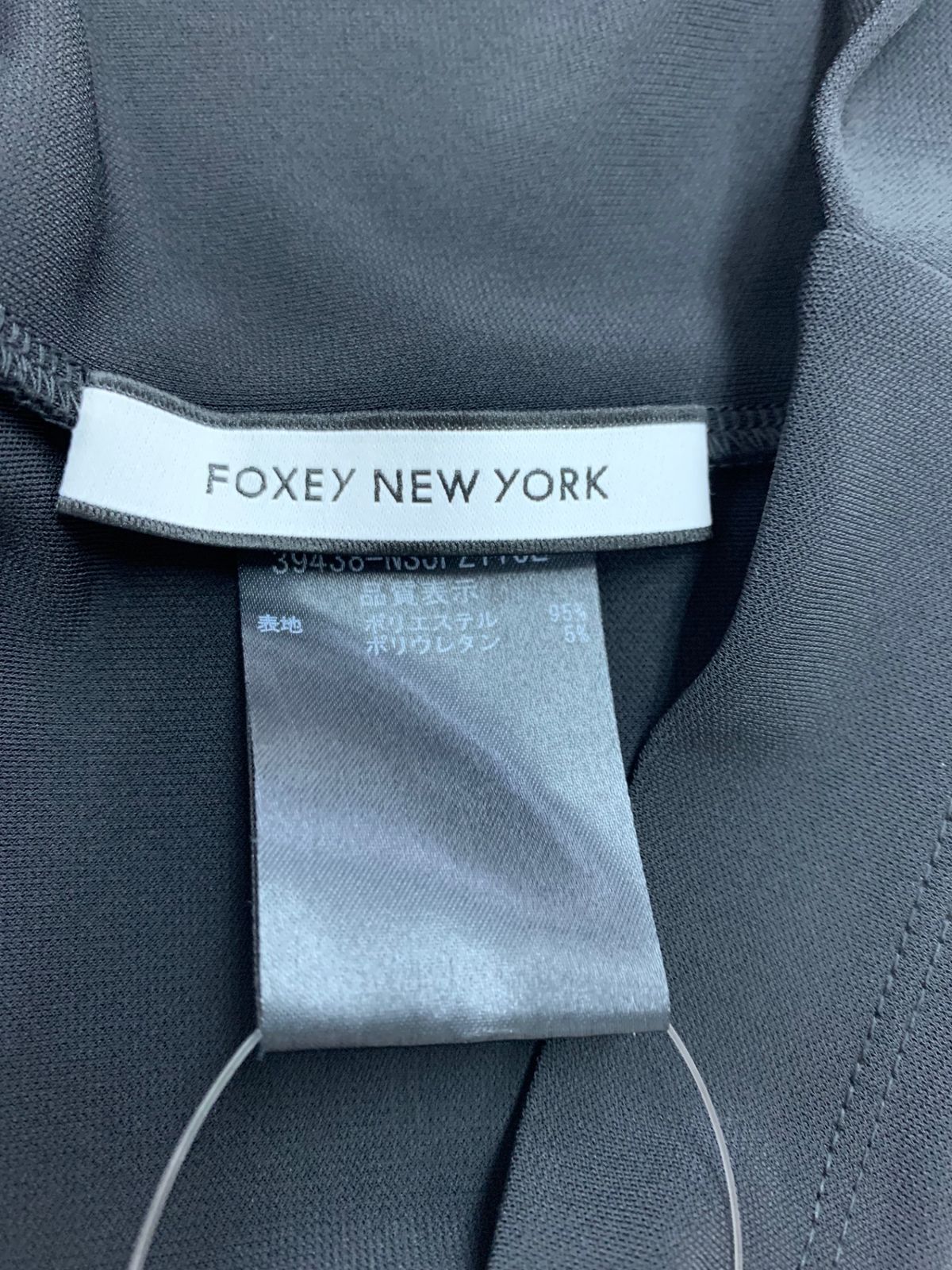 フォクシーニューヨーク LADY BOW JACKET 39438 40 ブラック リボン IT7THZT9AYPS