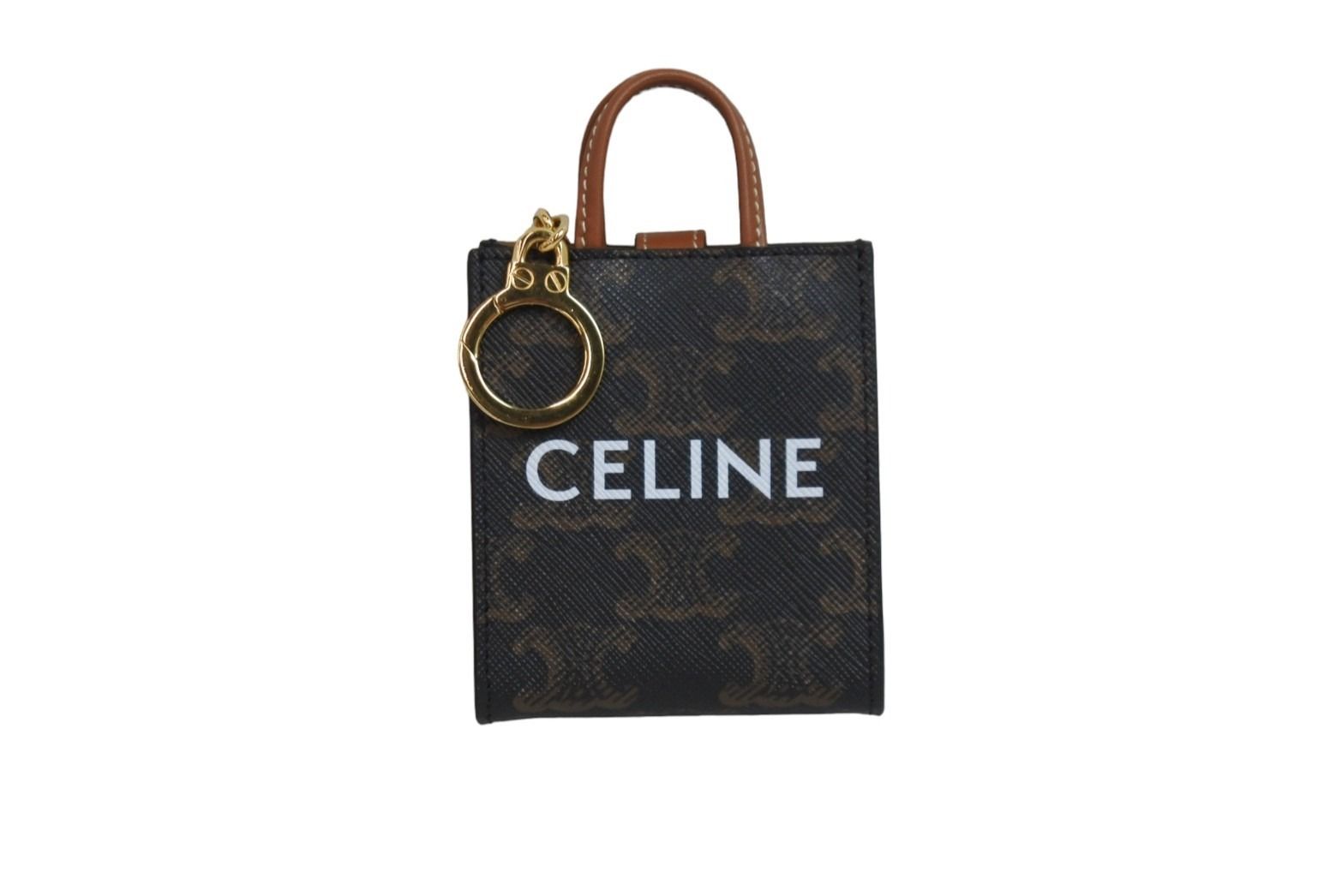 新品同様 CELINE セリーヌ キーホルダー・キーチャーム マイクロ