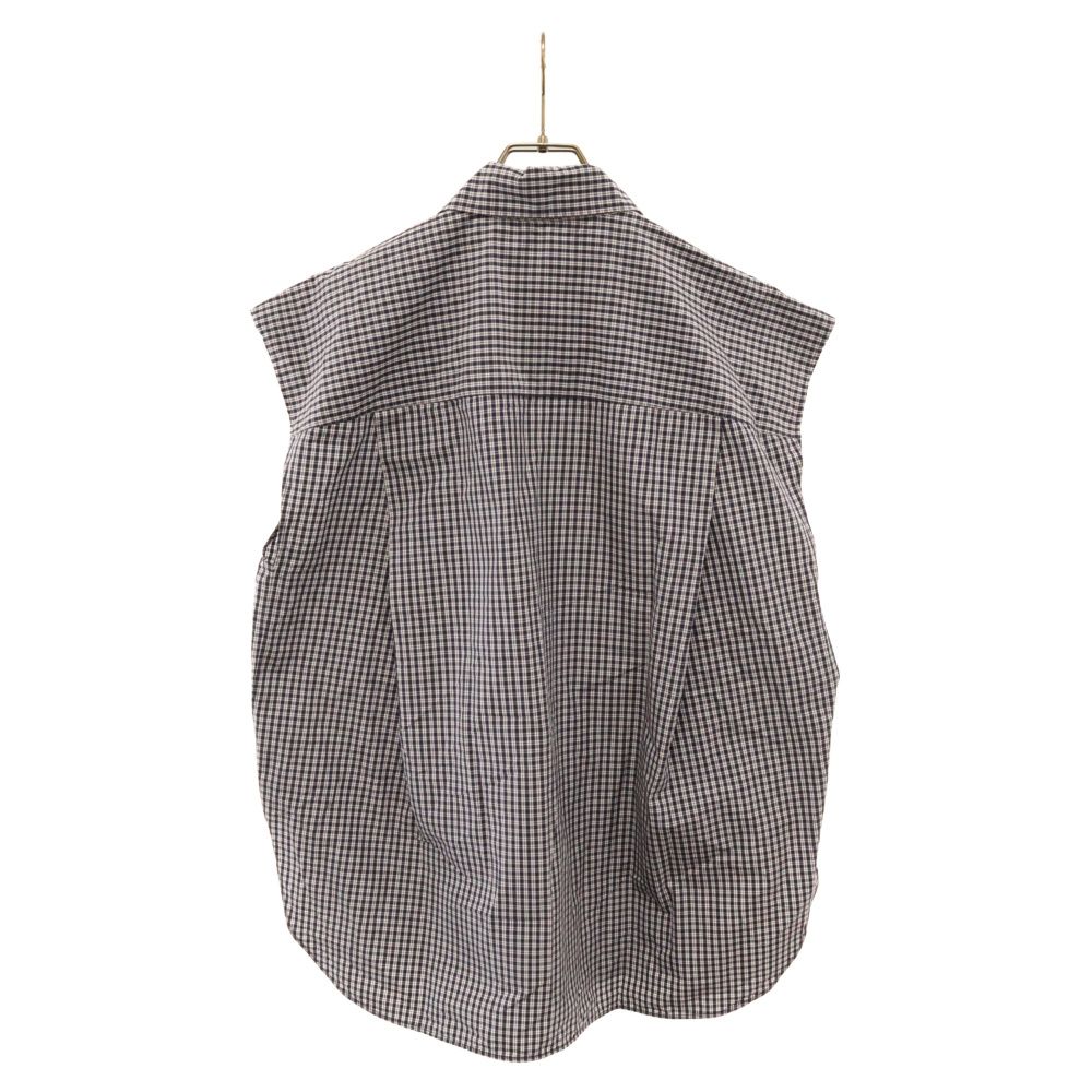 BALENCIAGA(バレンシアガ) ノースリーブチェックシャツ