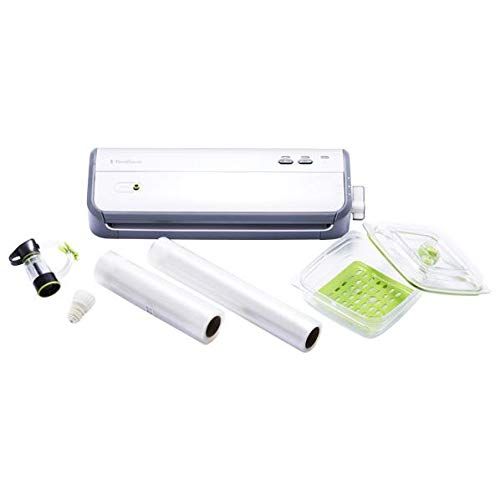 FoodSaver 公式 真空パック機 FM2000|2010 ブラック|ホワイト 5点 スターターセット フードセーバー