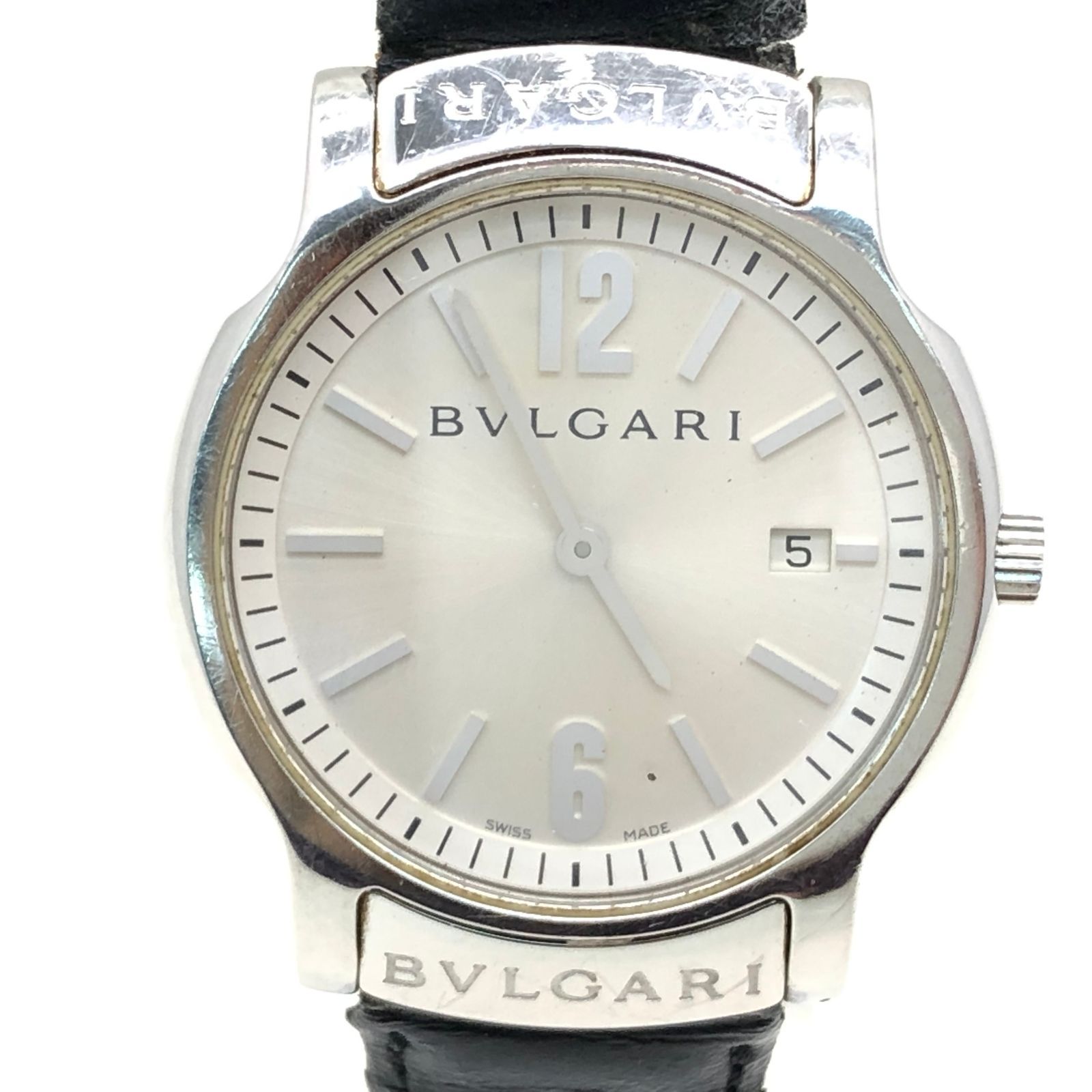 ブルガリ BVLGARI ST35S ソロテンポ デイト クォーツ メンズ _771362 ...