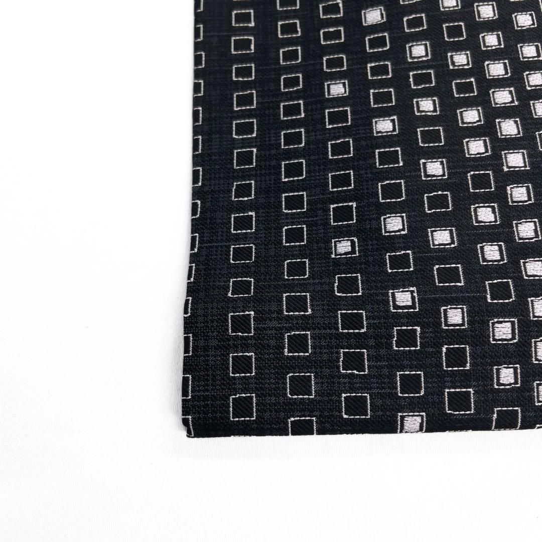 名古屋帯　市松　モノトーン　格子　白　黒　着物　045a d 名古屋帯 市松 モノトーン 格子 白 黒 着物 045a d 【公式通販】