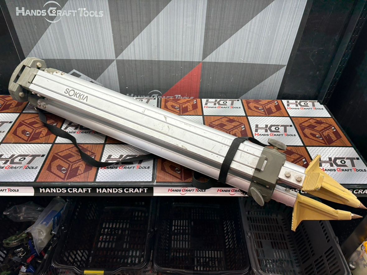  〇〇 ソキア LP 610 自動整準レベルプレーナ 未校正 赤色レーザー 脚立付き ハンズ レベルチェッカー 計測 検査