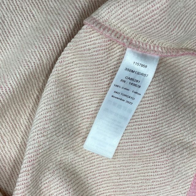  ベビーディオール ラビットパーカーワンピース スウェット コットン ピンク キッズ Baby Dior サイズ13 感 上品 デザイン おしゃれ ワンピース その他 キッズファッション小物