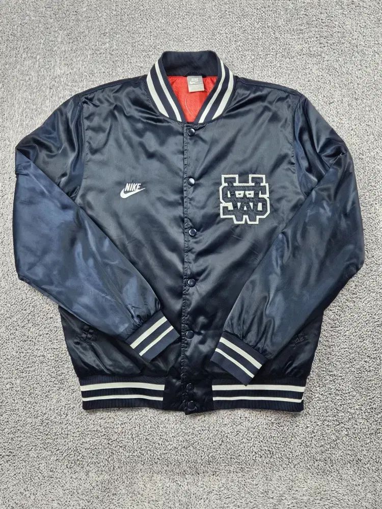 NIKE 新 サテン ナイロン スタジアム スタジャン ジャケット M 9790