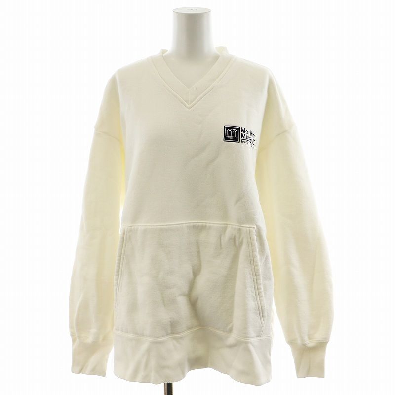 シンゾーン MARITIME MUSEUM V NECK SWEAT ホワイト