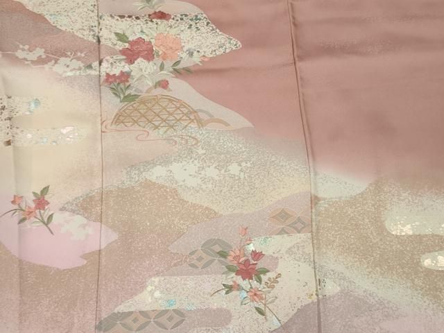 AliExpress ファッション 平和屋着物○訪問着 ろうけつ染め 草花文 浜