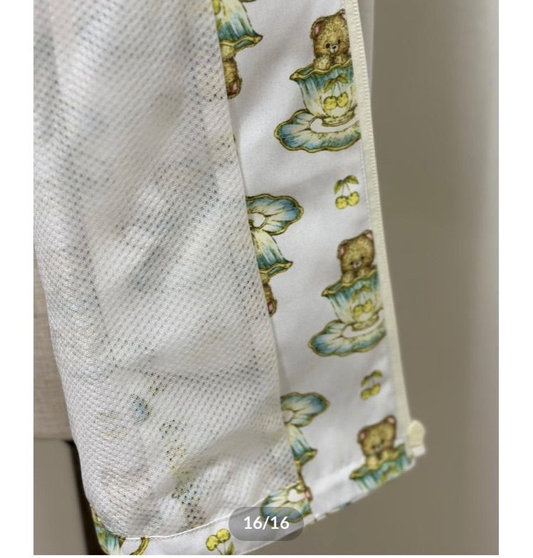 新品】yukiemon ユキエモン テキスタイルシャカブルゾン 【3L】ティー 