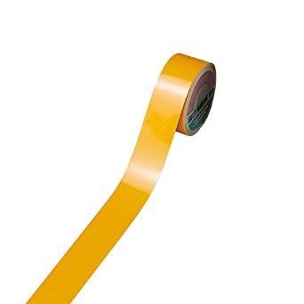 2営業日で発送 緑十字 蛍光テープ 蛍光-50YR 266014 1巻