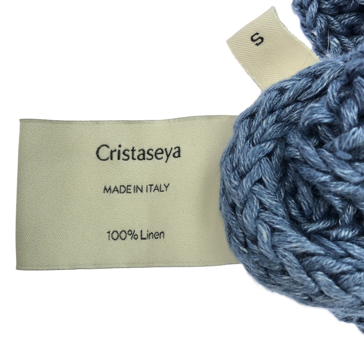 Cristaseya / クリスタセヤ | 3-yarn knit リネン プルオーバーニット
