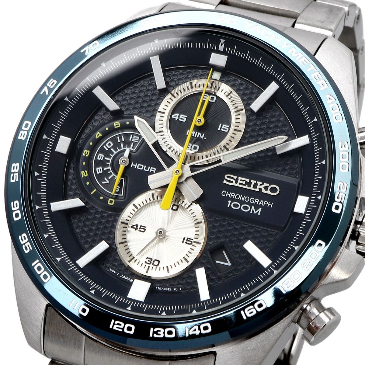 新品 未使用 時計 SEIKO 腕時計 セイコー クロノグラフ タキメーター 